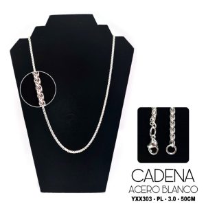CADENA ACERO BLANCO