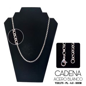 CADENA ACERO BLANCO