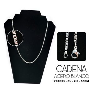 CADENA ACERO BLANCO