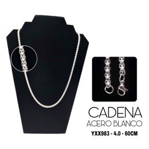 CADENA ACERO BLANCO