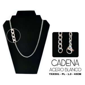 CADENA ACERO BLANCO