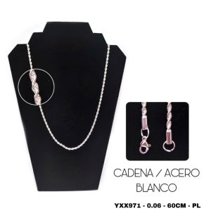 CADENA ACERO BLANCO