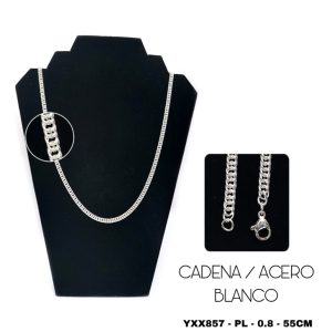 CADENA ACERO BLANCO