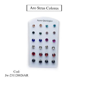 ARO STRAS DE COLORES